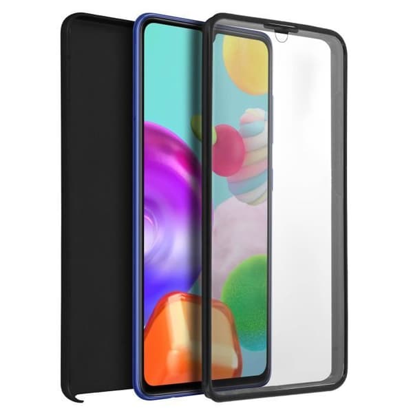 Skyddsskal - AVIZAR - Samsung Galaxy A41 - Hårt och Mjukt - Helskydd - Tunn Design