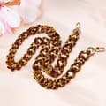 Miniatyrbild 4 av 4: Telefonberlock Chunky Metallic Mesh Chain 120cm Brun