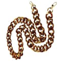 Miniatyrbild 2 av 4: Telefonberlock Chunky Metallic Mesh Chain 120cm Brun