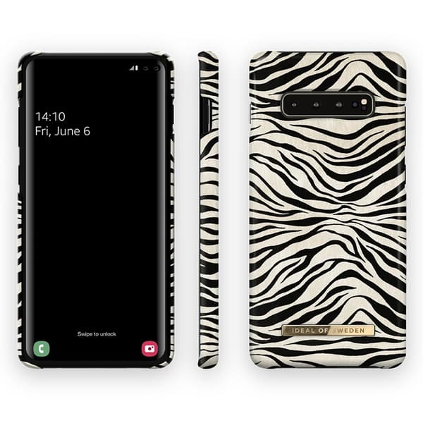 iDeal Of Sweden Fashion Skal för Galaxy S10 Plus - Zafari Zebra