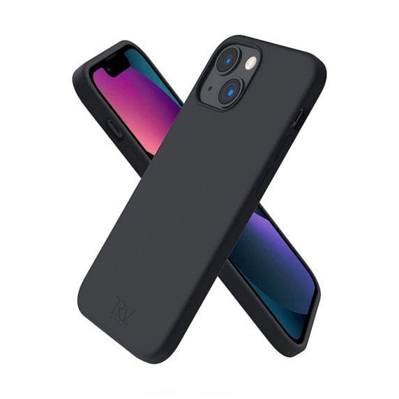 RV Liquid Silicone Case With Magsafe For iPhone 14 Black