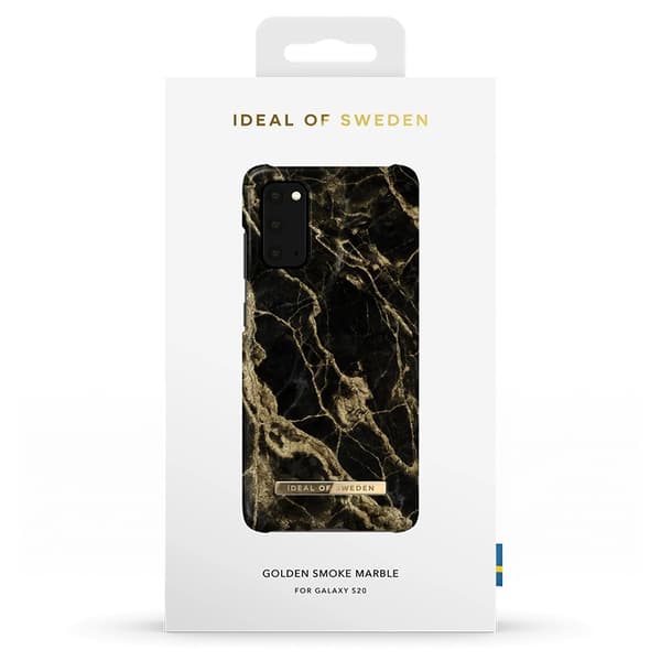 iDeal Of Sweden Fashion Skal för Galaxy S20 - Golden Smoke Marble