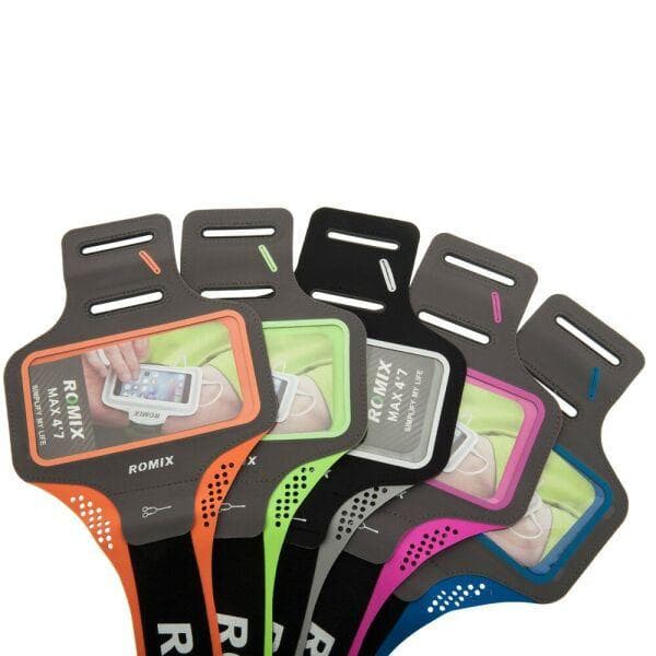 Sports Bracelet Romix - Green/Orange