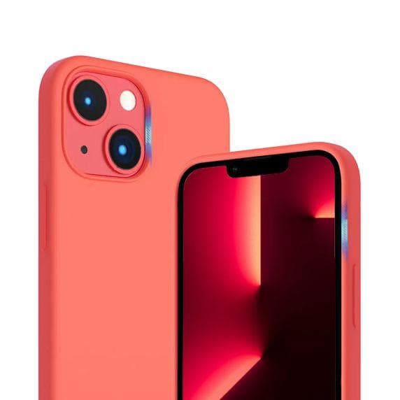 iPhone 14 Plus Silikonskal Rvelon MagSafe - Rosa