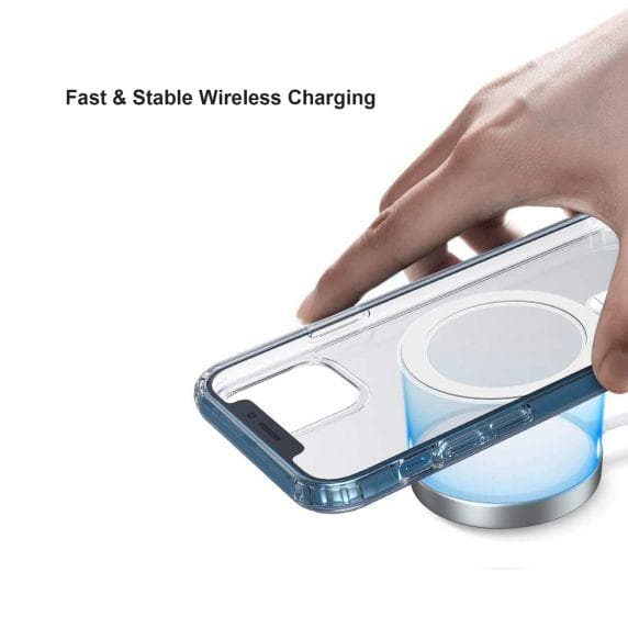Phone 12 Mini Stöttåligt MagSafe Skal - Transparent