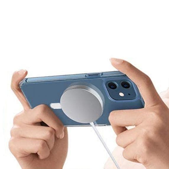 Phone 12 Mini Stöttåligt MagSafe Skal - Transparent