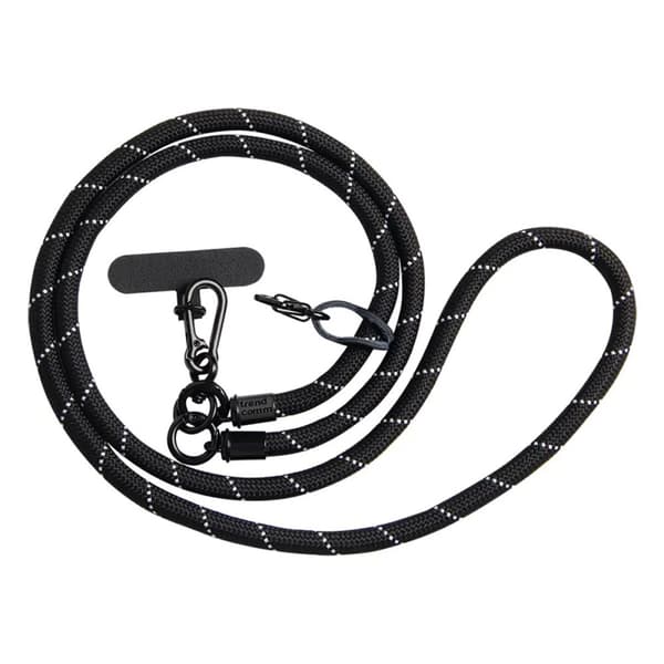 Mobilband Universal Halsband - Svart Randig