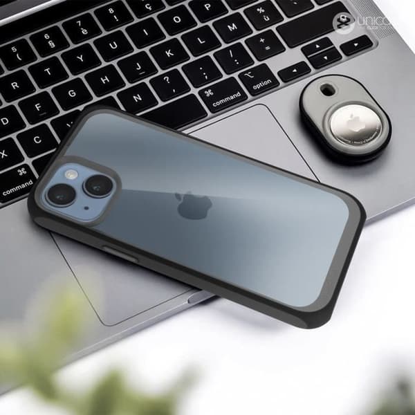 iPhone 14 Plus Fodral Stötsäkert Slim Kompatibel MagSafe Skin Supcase Svart