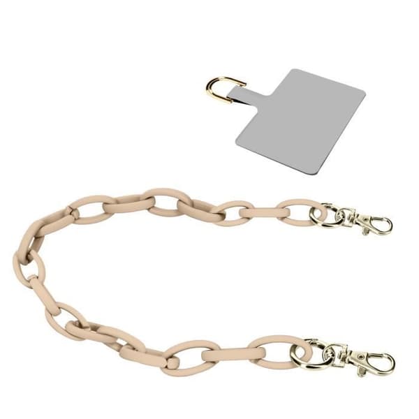 Telefon Jewel Chunky Mesh Chain 58cm Moxie Milano Series Beige