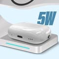 Miniatyrbild 4 av 4: Laddstation - AVIZAR - MagSafe-ladddock - 3 i 1 - Trådlös laddning - Vit