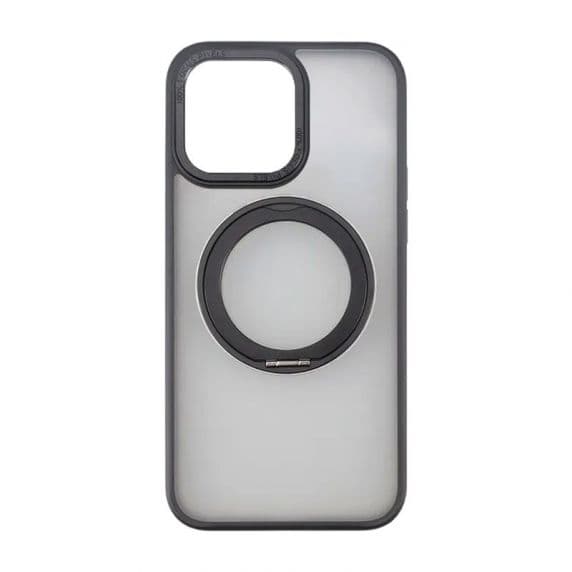 iPhone 15 Pro Skal med MagSafe Stativ Rvelon - Svart