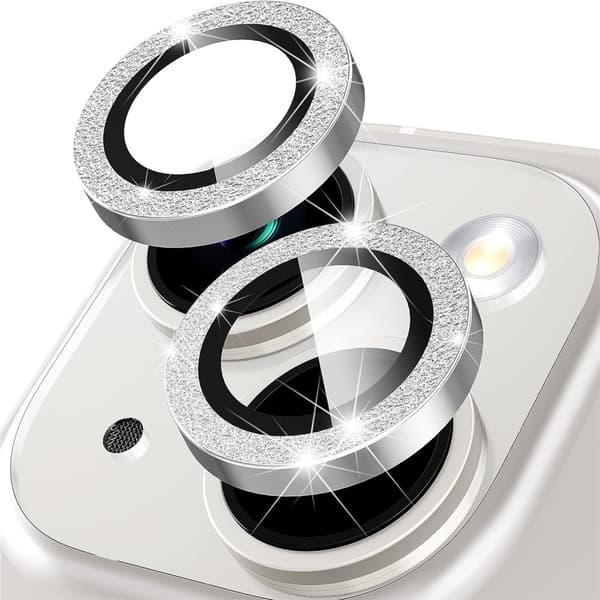 Til iPhone 15 / 15 Plus Lens Glitter