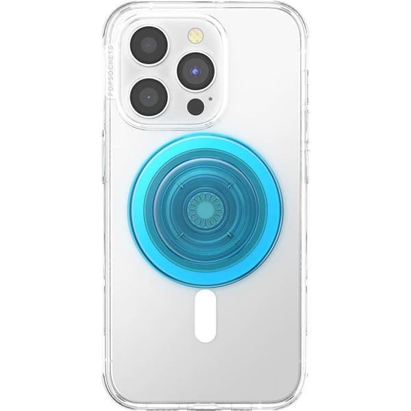 POPSOCKETS PopGrip för Magsafe - Electric  Blå Transparent