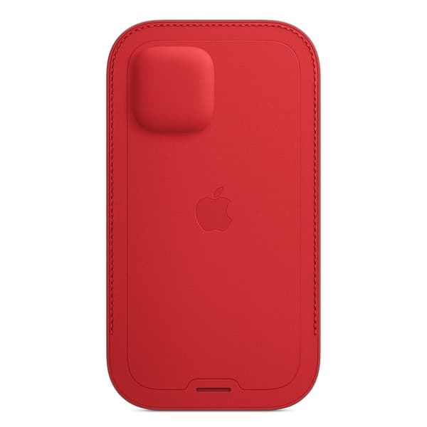 Apple iPhone 12 / 12 Pro MagSafe - läderfodral Röd