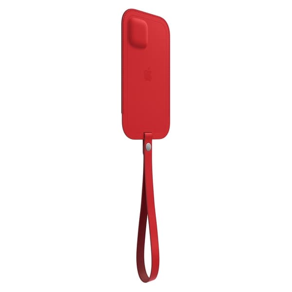 Apple iPhone 12 / 12 Pro MagSafe - läderfodral Röd
