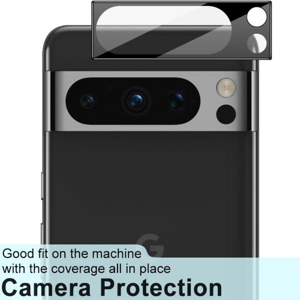IMAK För Google Pixel 8 Pro kamera linsskydd härdat glas linsfilm