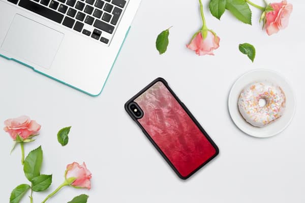 iKins SmartPhone case iPhone XS Max pink lake black