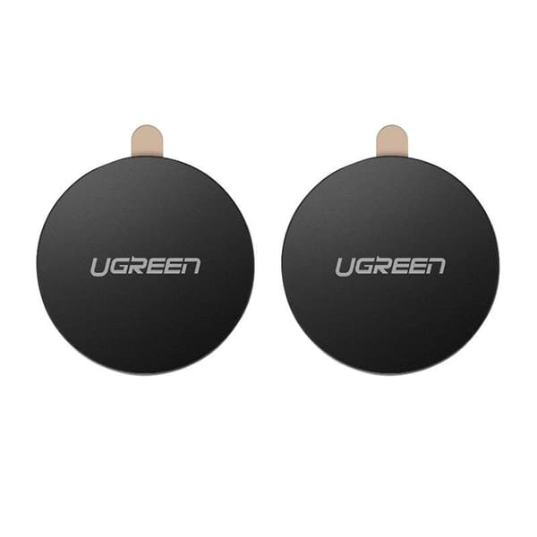 PLACUTE METALICE Ugreen, "LP123",  pentru prindere magnetica a smartphone-urilor, pachetul contine 2 buc, negru "30836" - 6957303838363