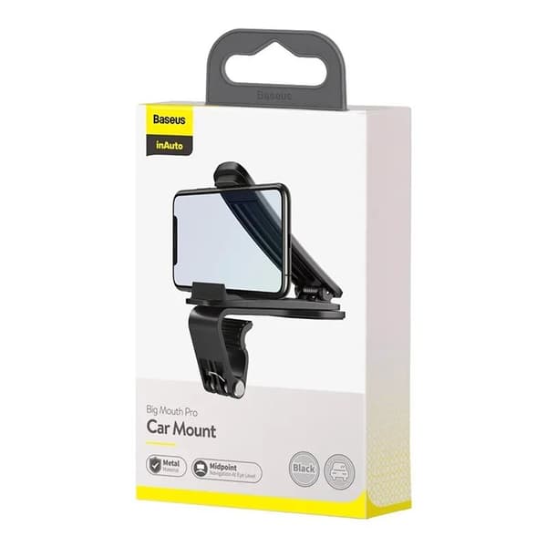 Telefona turētājs Baseus Big Mouth Pro Black