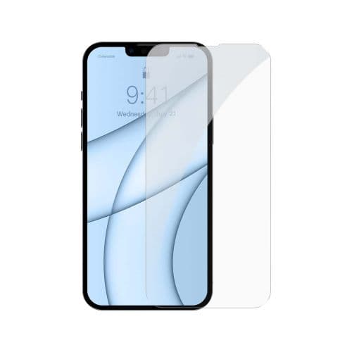 FOLIE STICLA  Baseus pentru Iphone 13 Mini, grosime 0.3mm, acoperire totala ecran, strat special anti-ulei si anti-amprenta, Tempered Glass, pachetul
