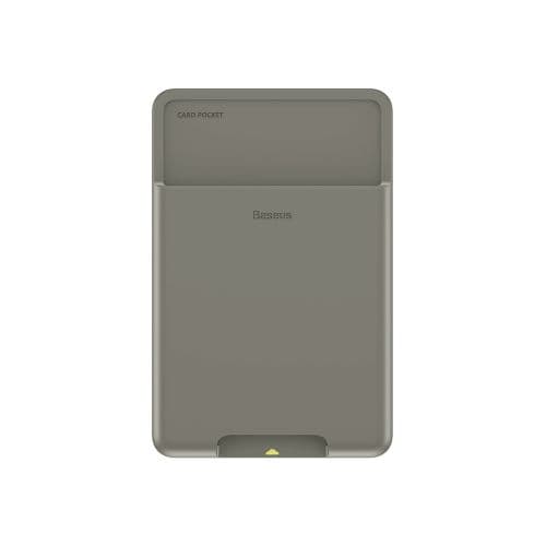 PORTCARD silicon Baseus, compatibil cu majoritatea telefoanelor de pe piata, atat timp cat telefonul este mai lat de 62 mm si mai lung de 95mm, gri de