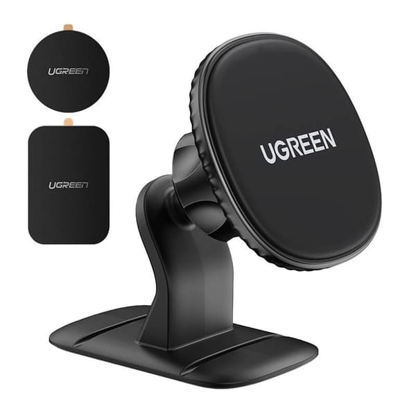 SUPORT AUTO Ugreen pt. SmartPhone, "LP292" fixare adeziv bord, prindere magnetica telefon, rotatie 360 grade, negru "80785" - 6957303887859