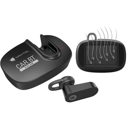 Multifunctional Bluetooth Headset | Solar Car BT | Hands free device | Bluetooth | Black | Recharge indicator