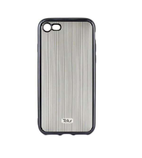 Tellur Cover Silicone for iPhone 7 Vertical Stripes black