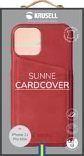Miniatyrbillede 5 af 5: Krusell Sunne CardCover Apple iPhone 11 Pro Max vintage red (61795)