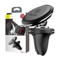 Miniatyrbilde 6 av 9: SUPORT AUTO Baseus OS pt. SmartPhone, fixare grilaj ventilatie, magnetic, 2 x clips cablu, negru "SUGX020001" - 6932172627003