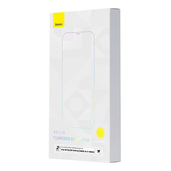 Baseus Crystal Tempered Glass 0.3mm for iPhone 14/13/13 Pro (2pcs)