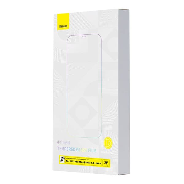 Baseus Crystal Tempered Glass 0.3mm for iPhone 14 Plus/13 Pro Max (2pcs)