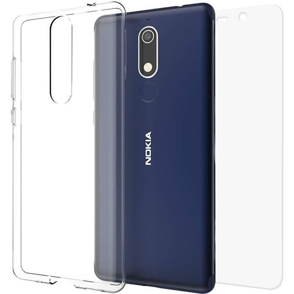 Paket med skydd för Nokia 5.1 Plus