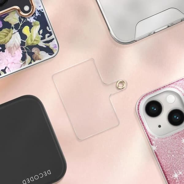 Smartphone Rem - AVIZAR - Mörk lila flätad design - Syntet - Smartphone Strap