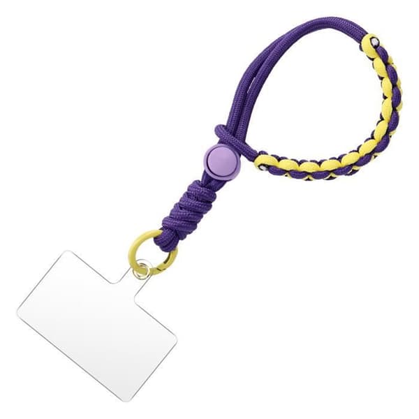 Smartphone Rem - AVIZAR - Mörk lila flätad design - Syntet - Smartphone Strap