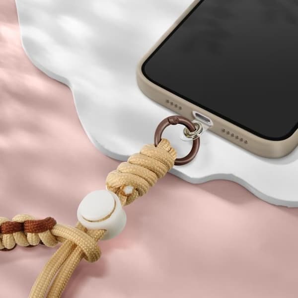 Smartphone-rem - AVIZAR - Brun flätad design - Syntet - Smartphone-rem