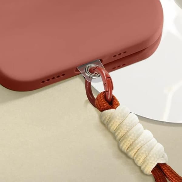Flätad nylon telefonrem Klämma medföljer Brun - AVIZAR - Telefonrem - Syntet