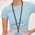 Miniatyrbild 3 av 4: Phone Lanyard Neck Strap 60cm Universal Attachment Black - AVIZAR - Phone Lanyard