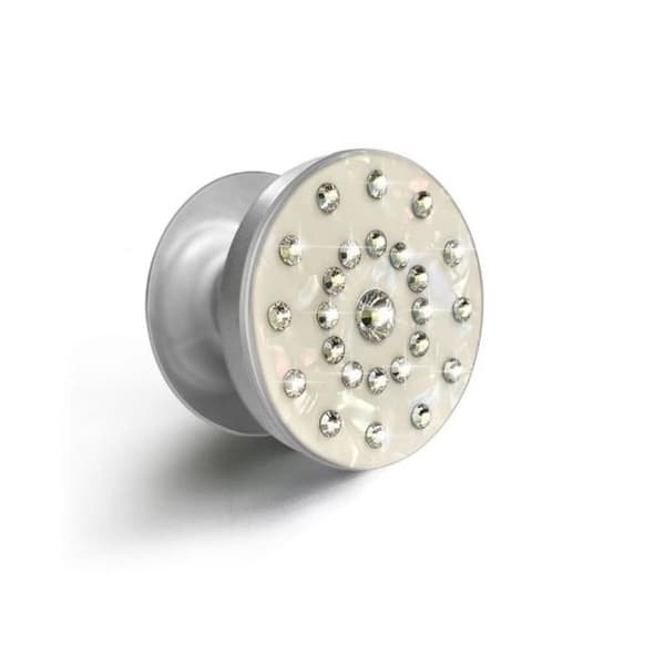 Round Popup Hållare - Vit Diamond