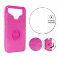 Miniatyrbild 1 av 4: Apple Iphone 8 PACK Rosa strass bakstycke med ring + 2 härdade glas MAXIMAL hårdhet