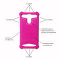 Miniatyrbild 4 av 4: Super Pack för Elephone A5 Bakstycke i läderstil med anti-chock silikongelkonturer + 3 skärmskydd i glas