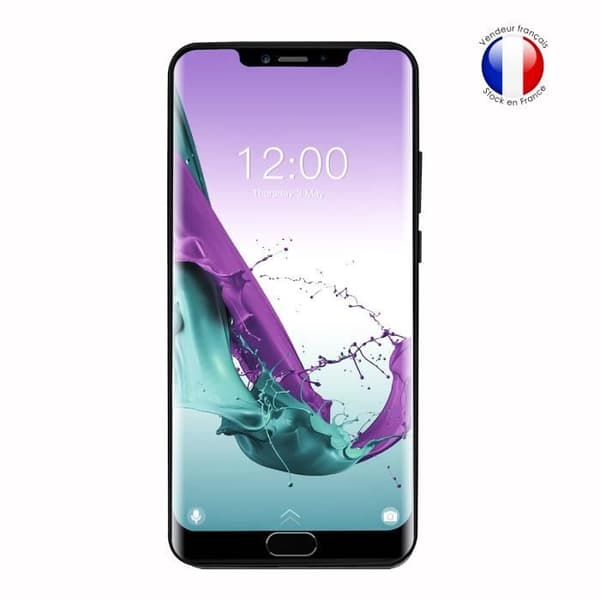 Super Pack för Doogee Y7 plus Bakfodral i läderstil med anti-chock silikongelkonturer + 3 skärmskyddsfilmer i