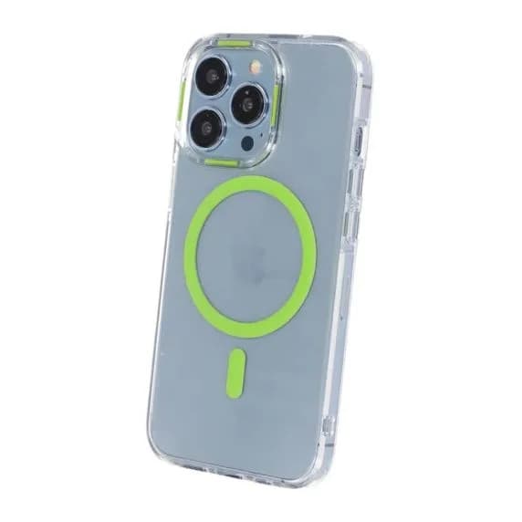 iPhone 15 Pro Max Stöttålig Mobilskal med Magsafe - Grön