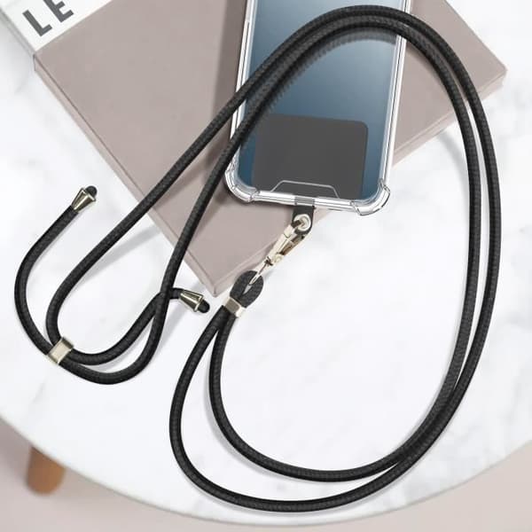 Halsband för telefon Justerbar 85cm Akashi Svart