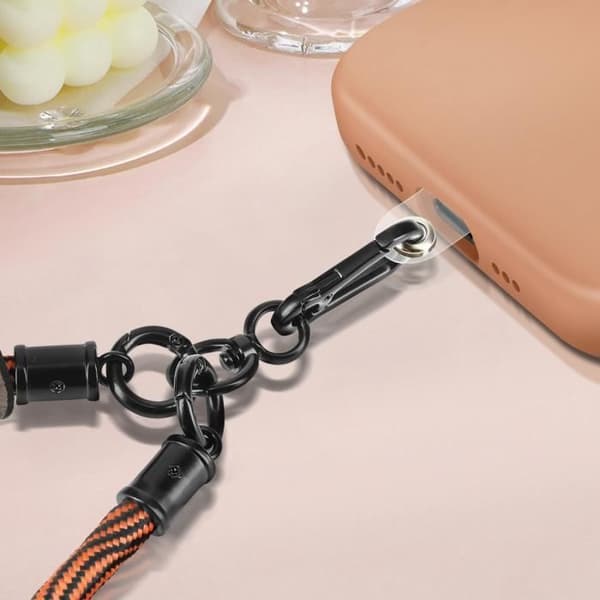 Elegant handledsrem för Smartphone - AVIZAR - Klämma ingår - Orange