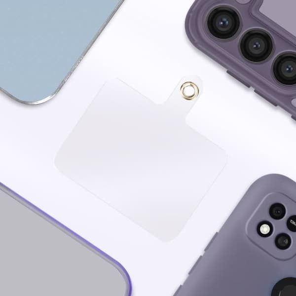 Elegant handledsrem för smartphonefäste ingår Vit/svart