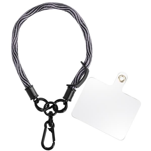 Elegant handledsrem för smartphonefäste ingår Vit/svart
