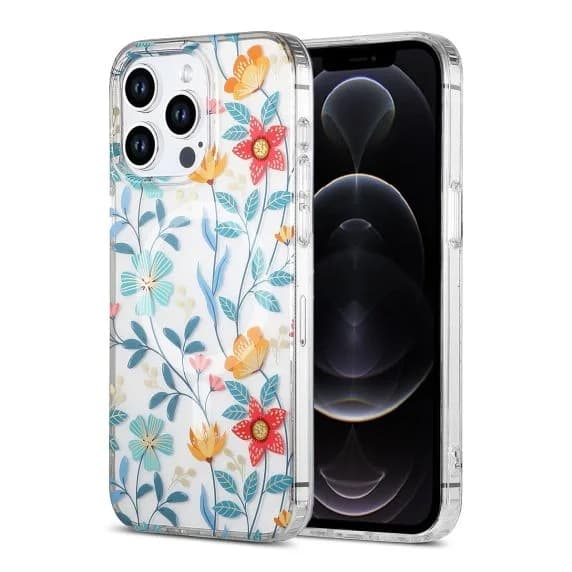iPhone 12 Pro Max Mobilskal MagSafe - Blommor & Kvistar