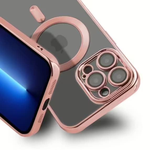 Luxury Mobilskal med Magsafe iPhone 13 Pro Max - Rosa