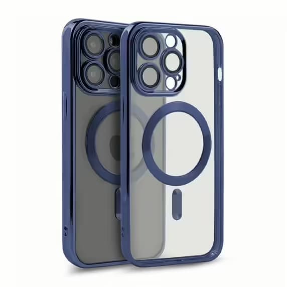 Luxury Mobilskal med Magsafe iPhone 13 Pro Max - Mörkblå